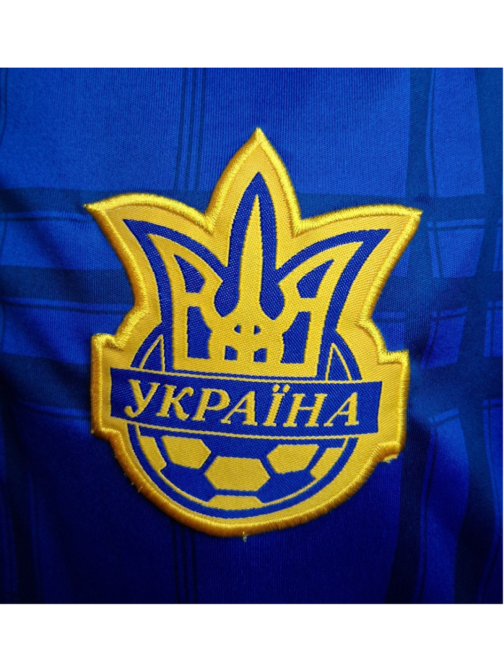 Ukraine National Team Ykpaiha Mens Medium Soccer Football Jersey 2016-7 Away Kit - Picture 3 of 8